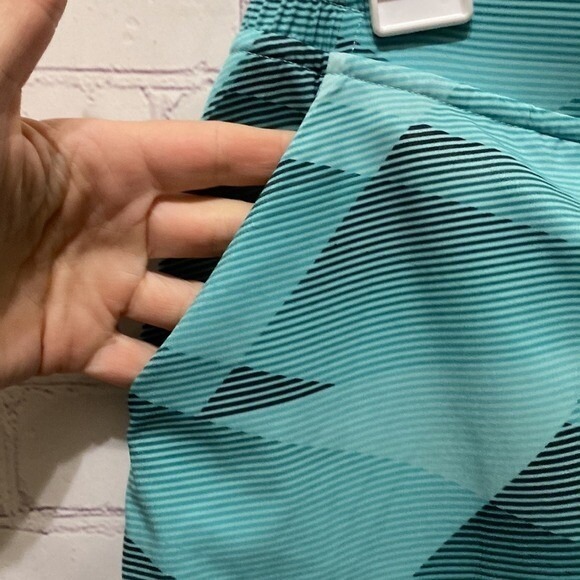 Slazenger Skort Athletic Golf Tennis Activewear Geometric Print‎ Aqua Size xs - Picture 6 of 7